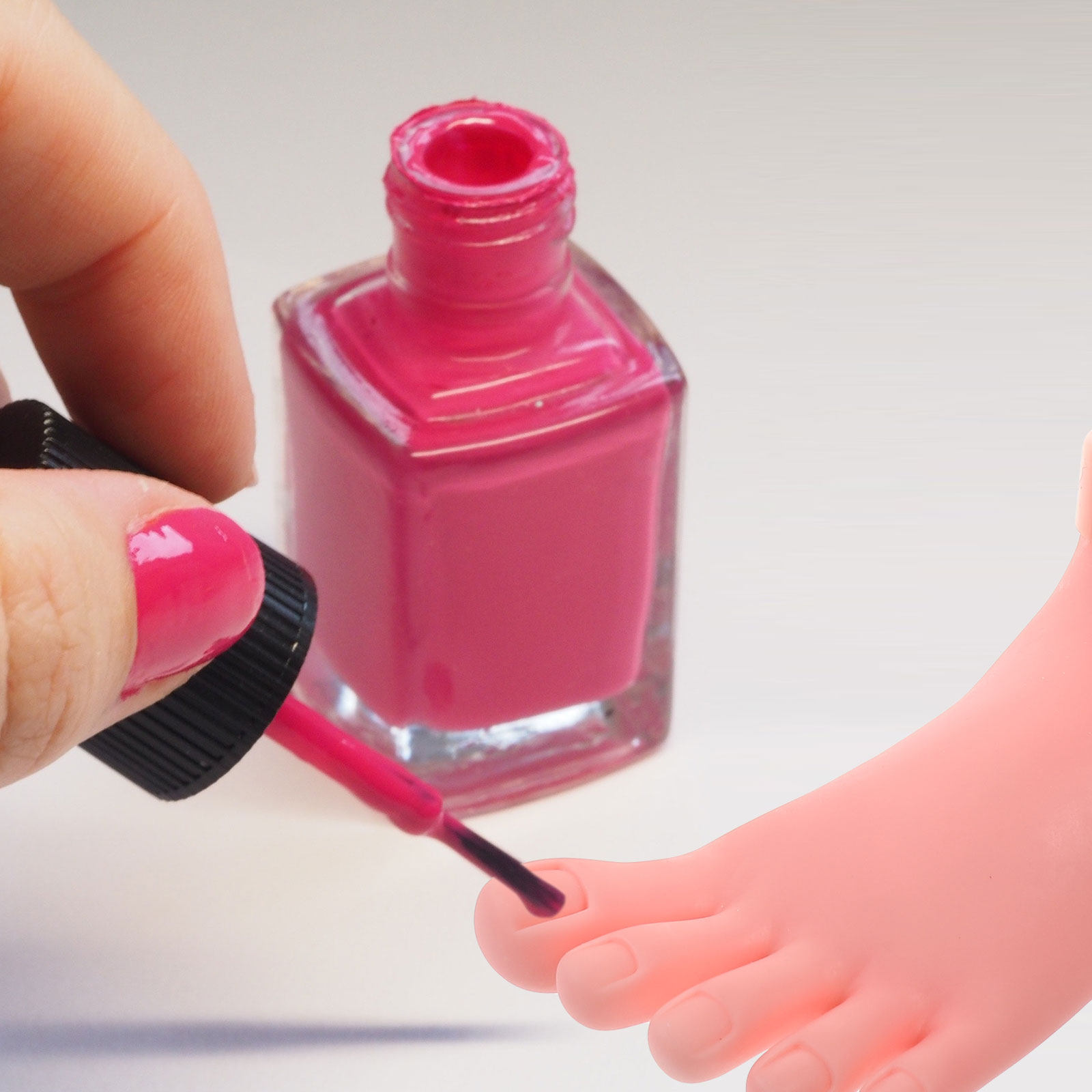 Nail Art Fake - 2 adet manikür eğitimi sahte el