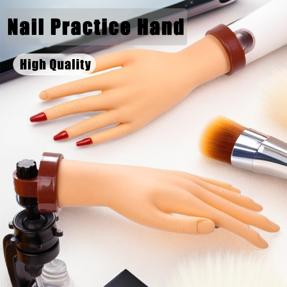 Nail Art Fake - Esnek Silikon Tırnak Pratik Eli, Tırnak