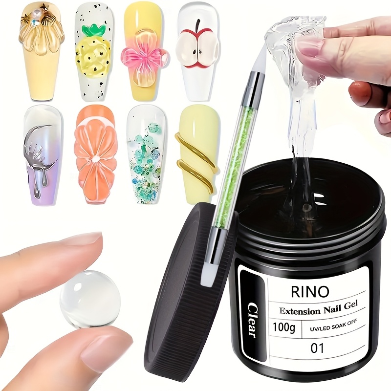 Nail Art Quirky - 100g Şeffaf Yapışmaz El Uzatma Tırnak