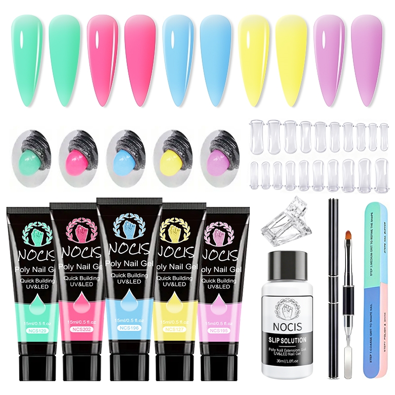 Polygel Nail Kit - NOCIS Poli Tırnak Jeli Seti -