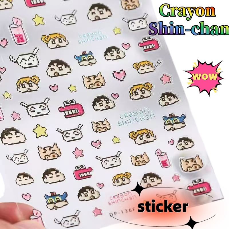 Nail Art Quirky - Crayon Shin-chan Yaratıcı Kağıt Guka Defter