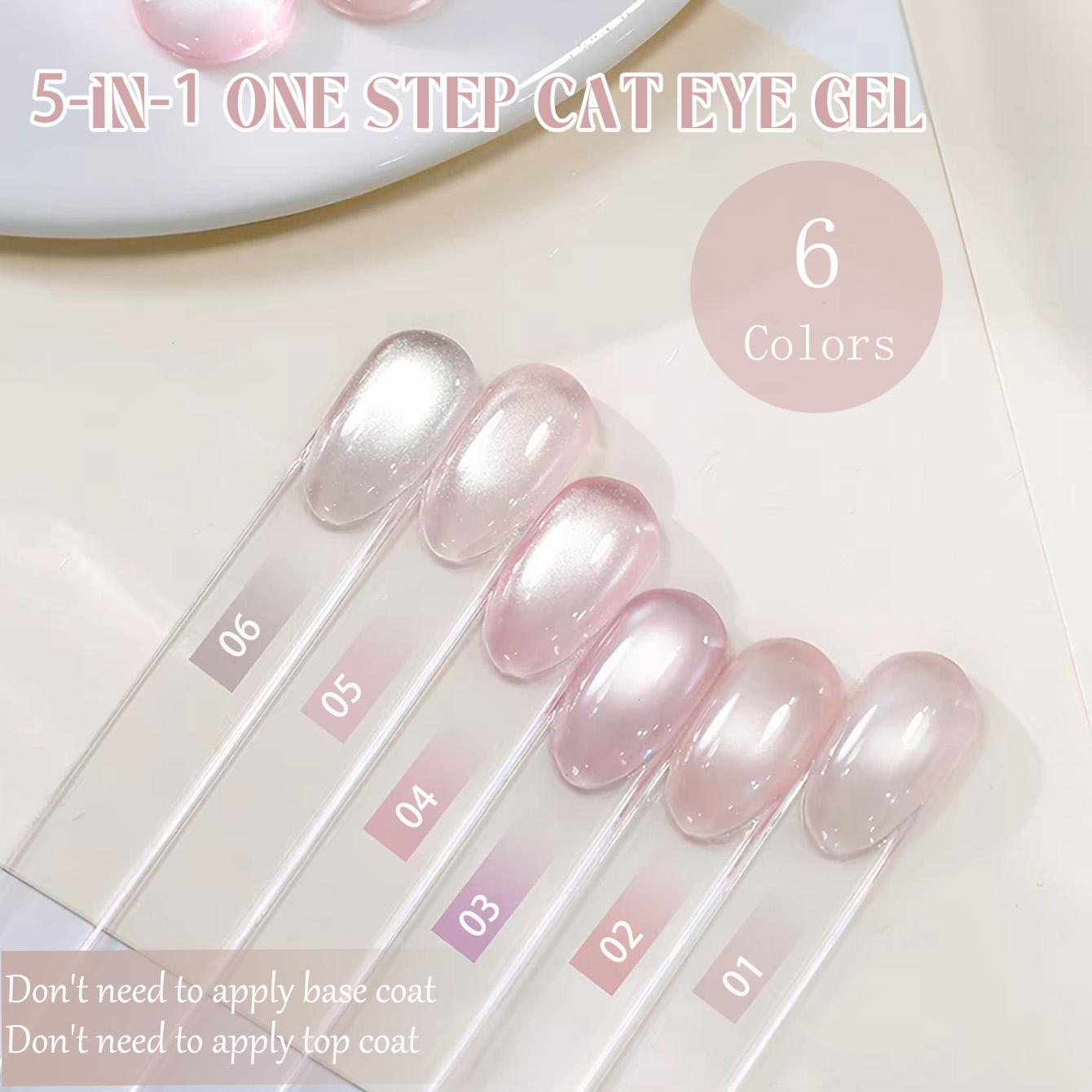 SHAKA 1-6 adet Buz Şeffaf 5'i  - Nail Art One Stroke incelemesi ve fiyatı