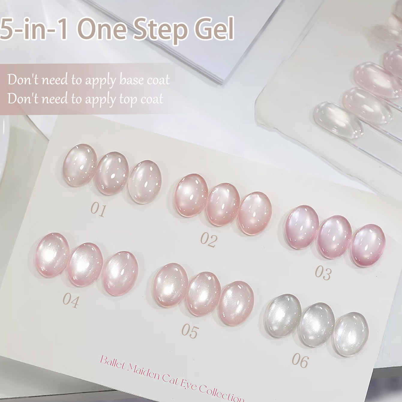 SHAKA 1-6 adet Buz Şeffaf 5'i  - Nail Art One Stroke incelemesi ve fiyatı