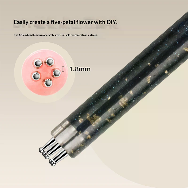 5 Yapraklı Çiçek Tırnak Süslem - Nail Art One Stroke incelemesi ve fiyatı