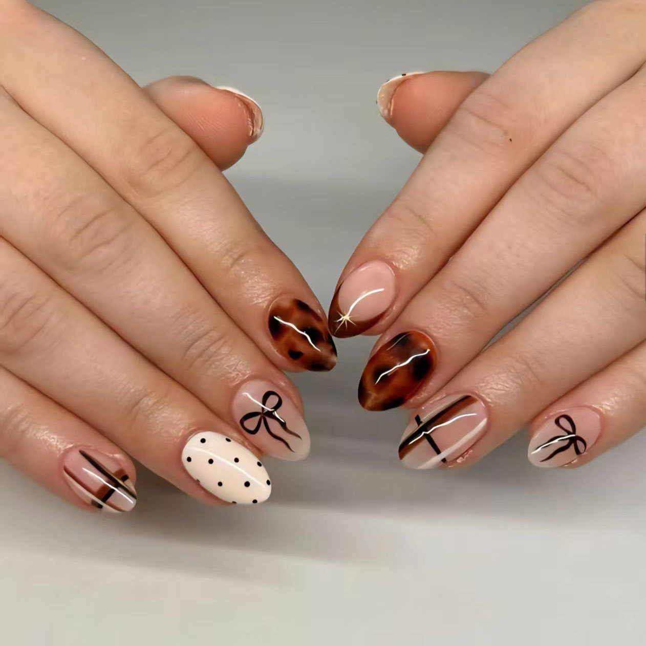 24 Adet Çiçek Desenli Takma Tı - Nail Art Leopard incelemesi ve fiyatı