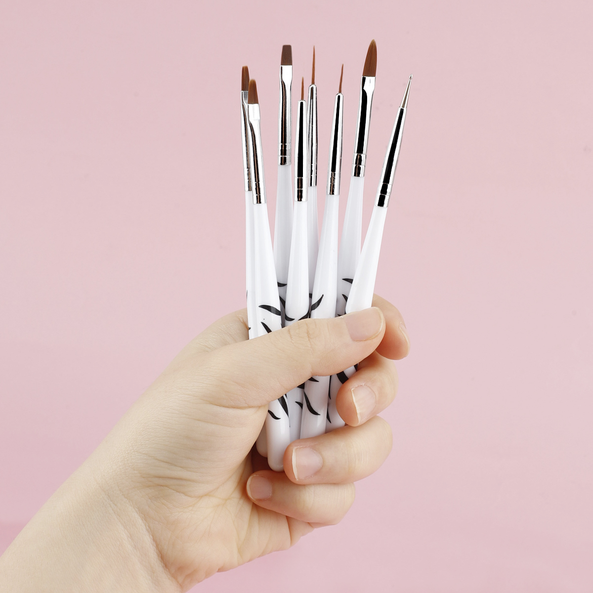 8 Parça Tırnak Sanatı Fırçası, - Polygel Nail Kit incelemesi ve fiyatı