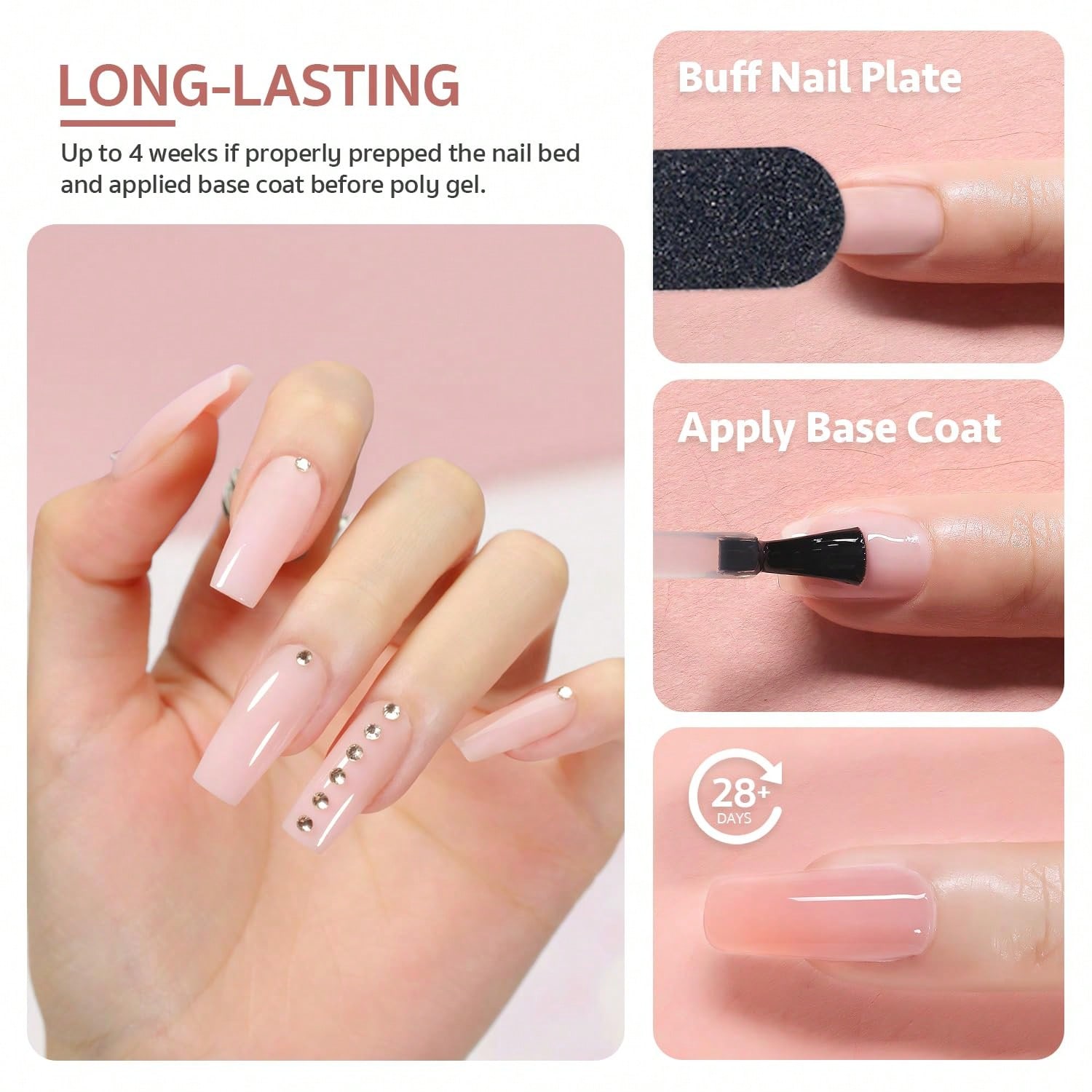 6 Renkli Poli Ekstensiyon Jel  - Polygel Nail Kit incelemesi ve fiyatı