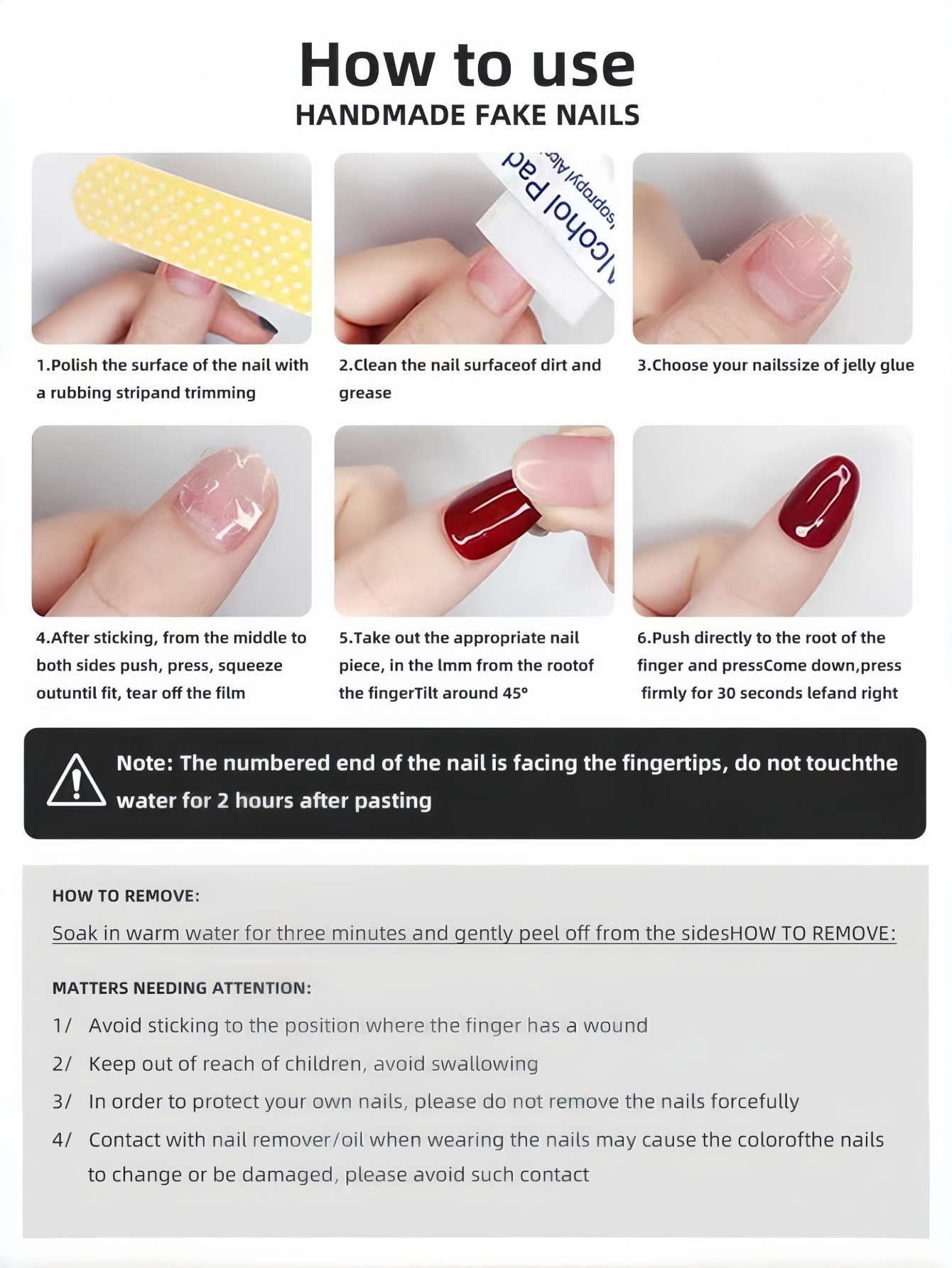 10 Parça Kısa Kare Şeklinde Ta - Nail Art Fake incelemesi ve fiyatı