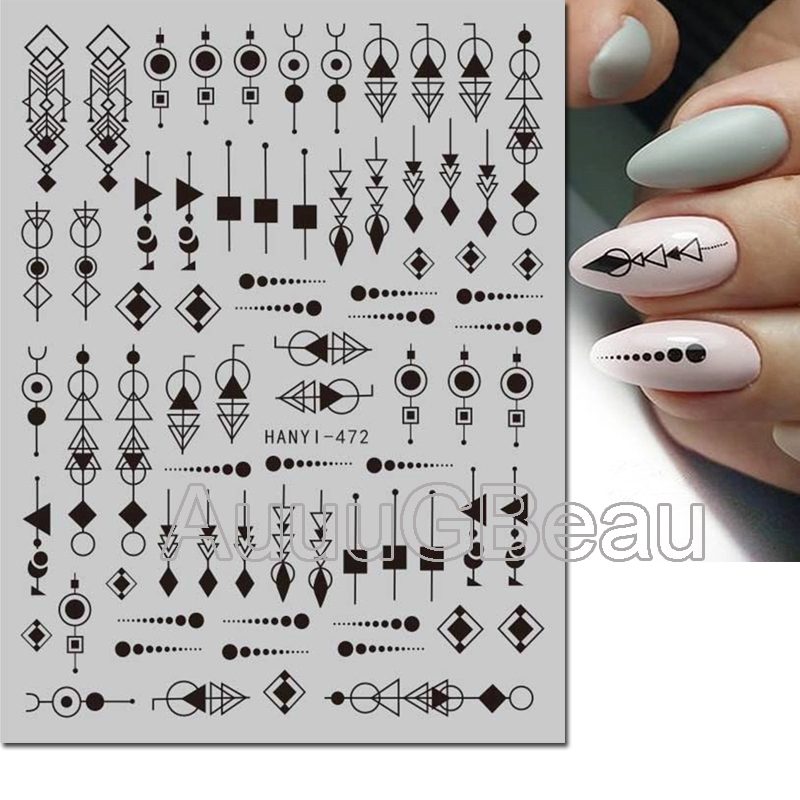 3d Nail Art Çıkartmaları Geome - Nail Art Leopard incelemesi ve fiyatı