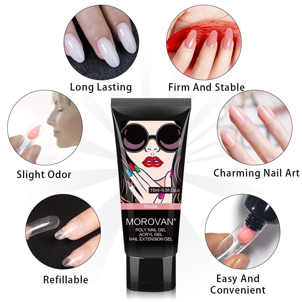 Poli tırnak jeli kiti-6 renk 0 - Polygel Nail Kit incelemesi ve fiyatı