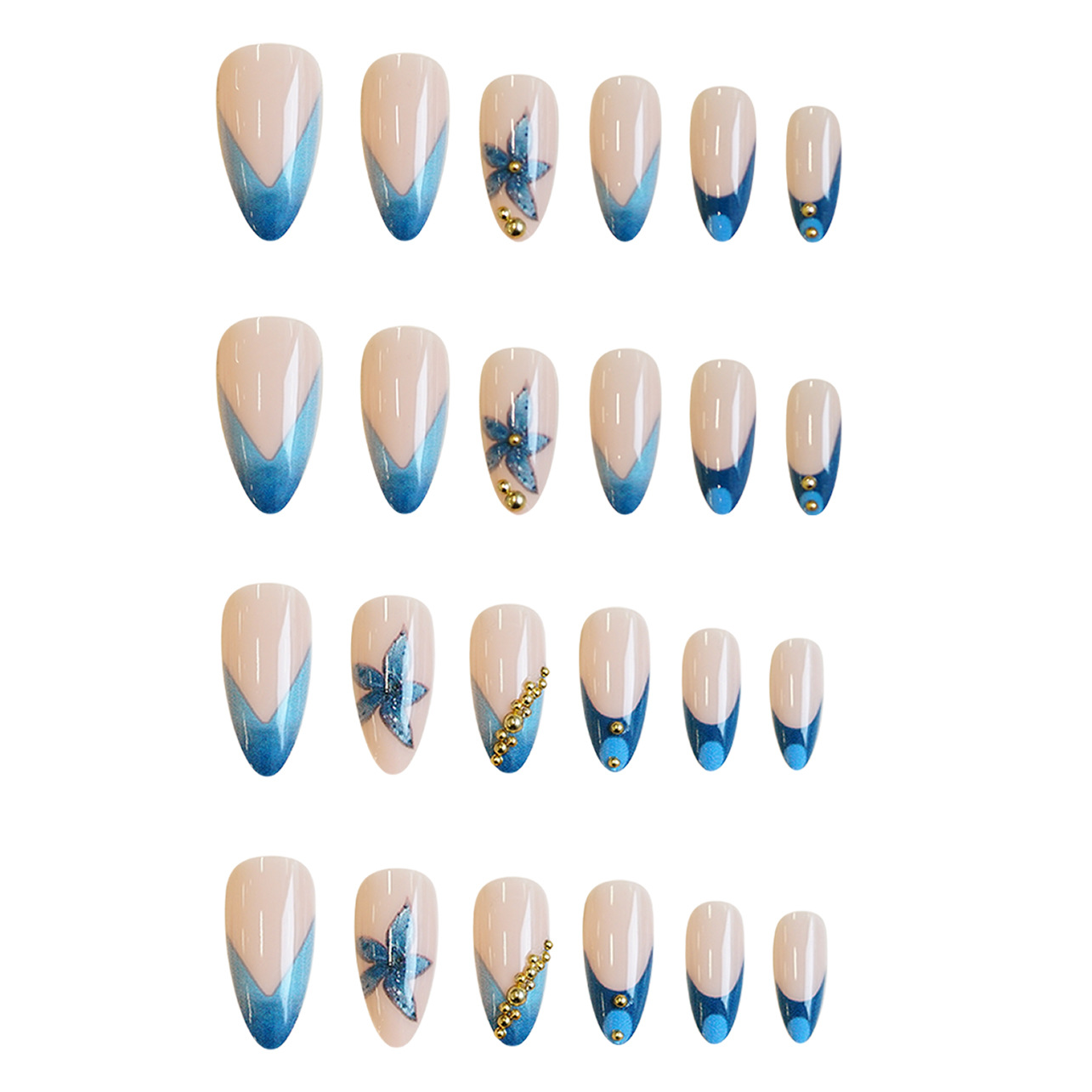 Pembe mavi çiçek desenli, meta - Nail Art Quirky incelemesi ve fiyatı