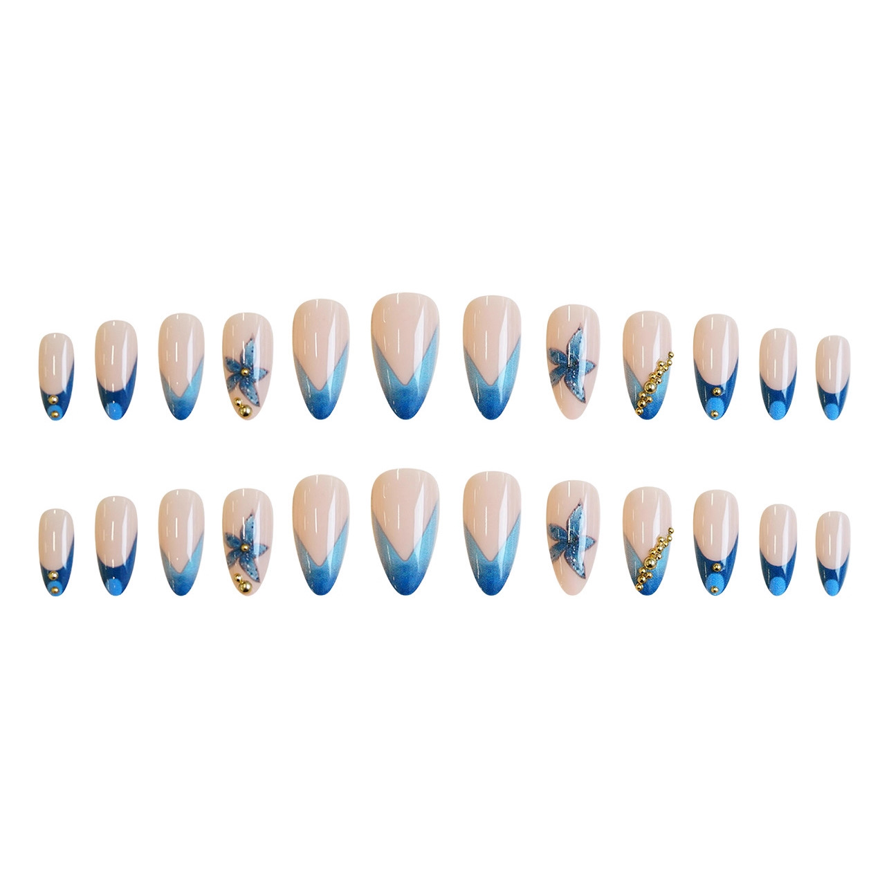 Pembe mavi çiçek desenli, meta - Nail Art Quirky incelemesi ve fiyatı