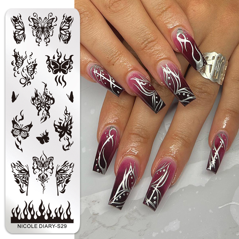 NICOLE GÜNLÜK Kelebek Nail Art - Nail Art Leopard incelemesi ve fiyatı