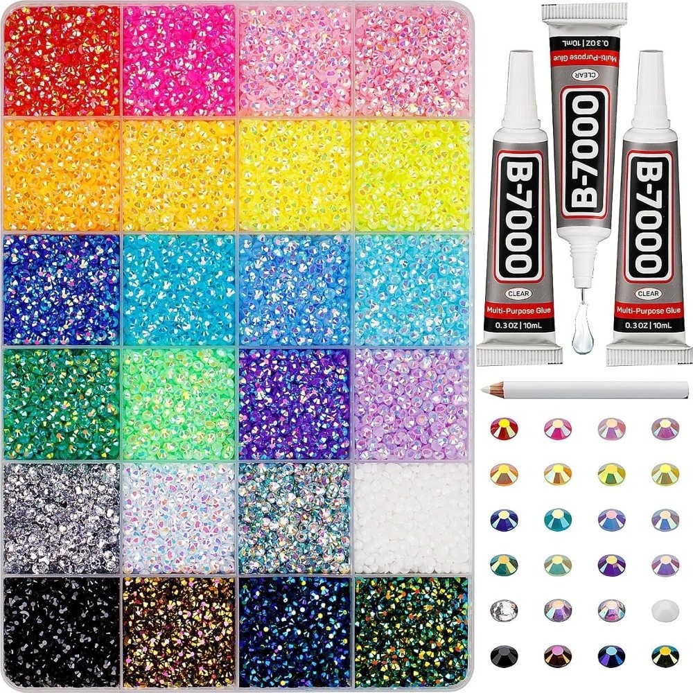 Çok Renkli Reçine Yapay Elmas  - Nail Art Quirky incelemesi ve fiyatı