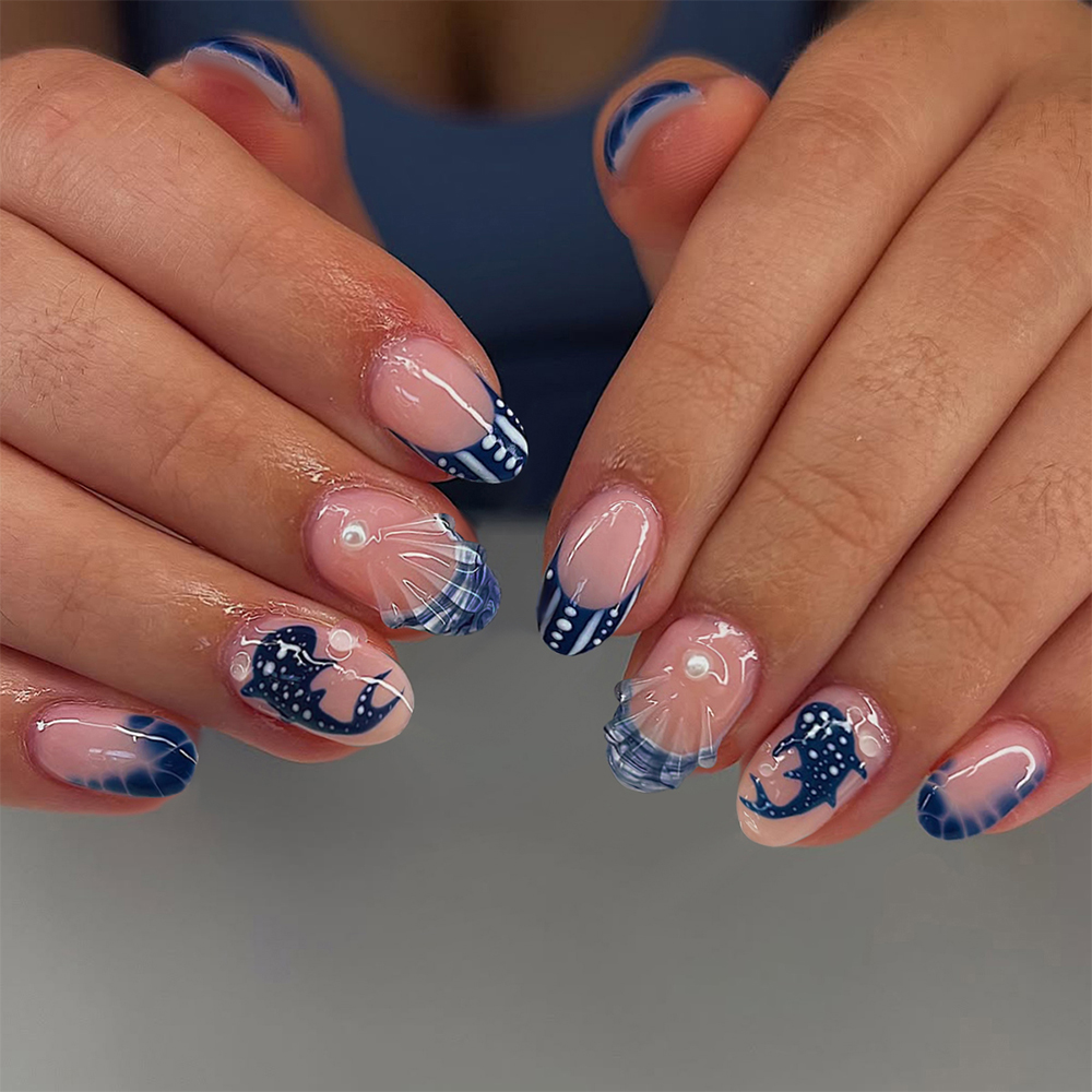 24 adet Badem 3d jel tırnaklar - Nail Art Fake incelemesi ve fiyatı