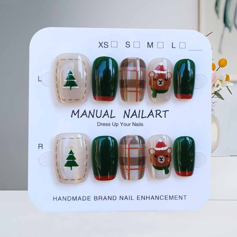 10 Adet Noel Yarım El Yapımı T - Nail Art Fake incelemesi ve fiyatı