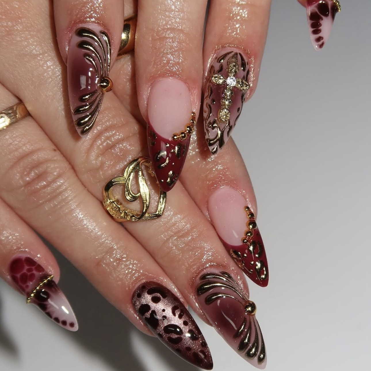 Kadınlar için orta boy takma t - Nail Art Leopard incelemesi ve fiyatı