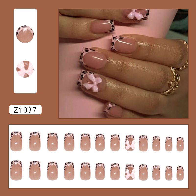 Pembe Leopar Desenli Fransız U - Nail Art Leopard incelemesi ve fiyatı