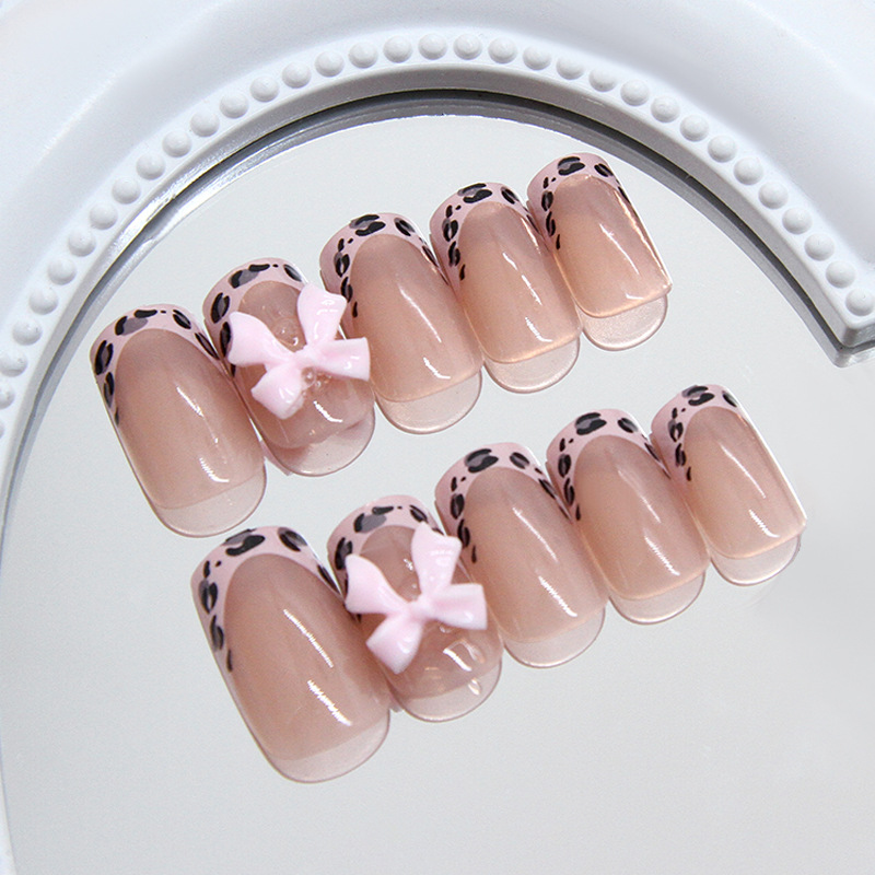 Pembe Leopar Desenli Fransız U - Nail Art Leopard incelemesi ve fiyatı