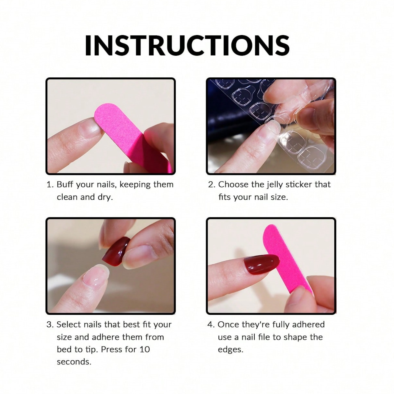 Orta Boy Badem Şeklinde 10 Ade - Nail Art Fake incelemesi ve fiyatı