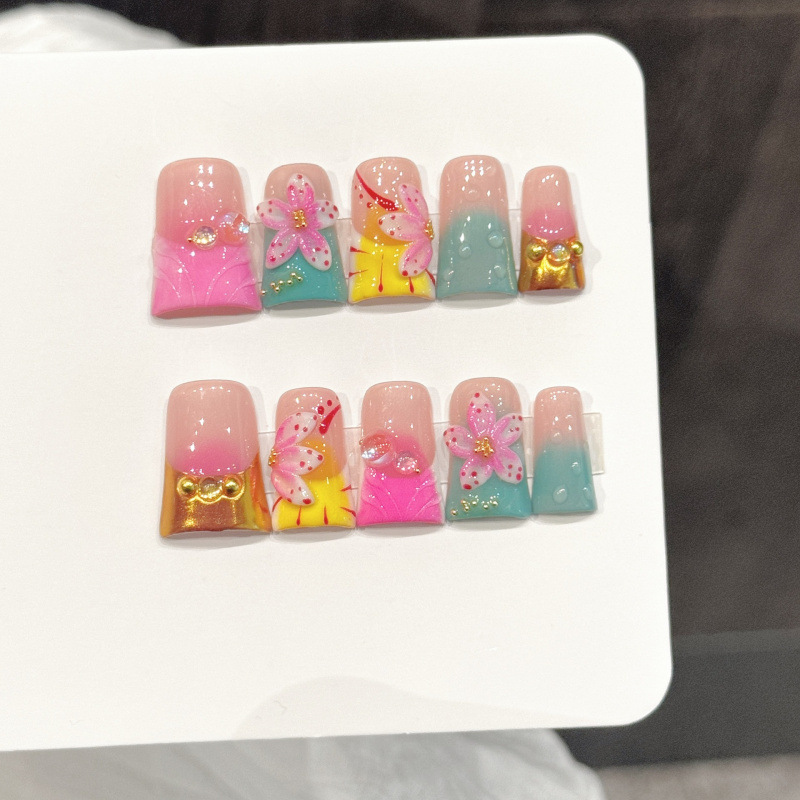 10 Adet Okyanus Stili Takma Tı - Nail Art Fake incelemesi ve fiyatı