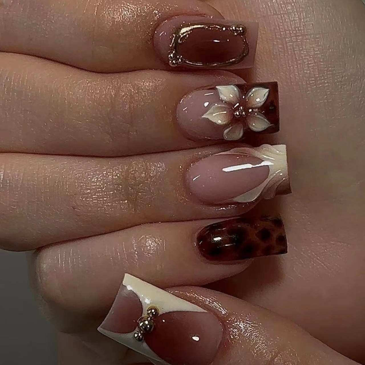 Kadınlar ve kızlar için kısa k - Nail Art Leopard incelemesi ve fiyatı
