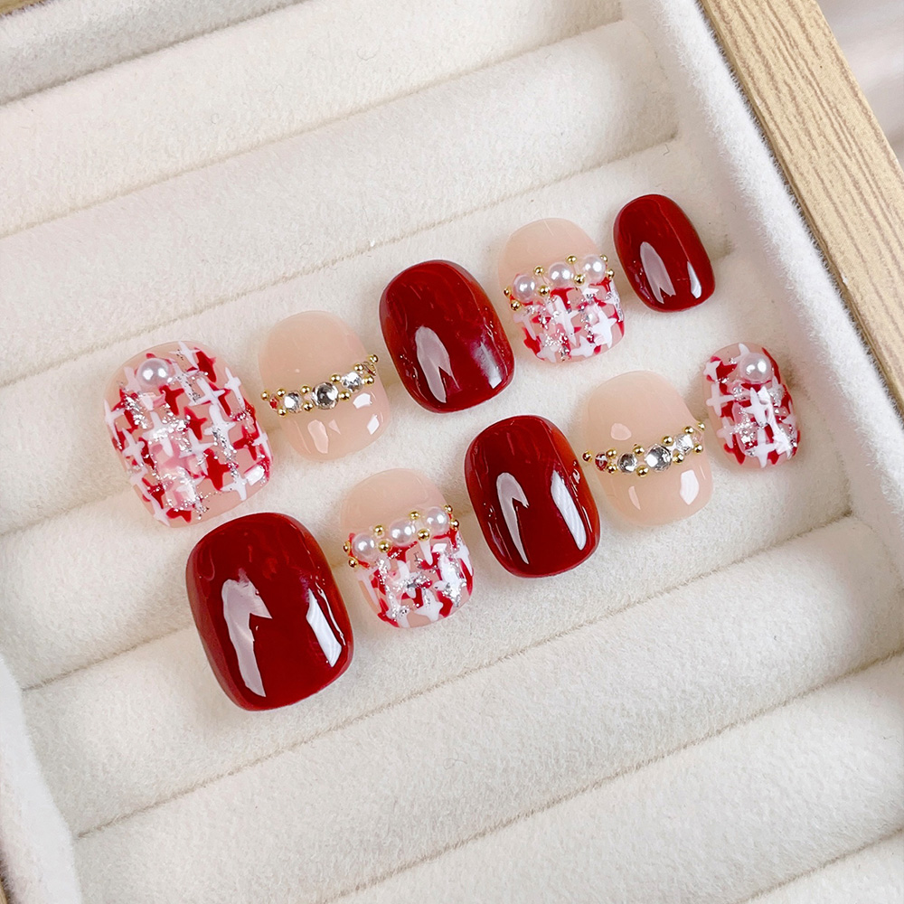10 adet Kısa Kare Yuvarlak El  - Nail Art Quirky incelemesi ve fiyatı