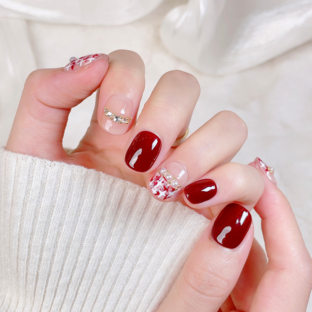 10 adet Kısa Kare Yuvarlak El  - Nail Art Quirky incelemesi ve fiyatı