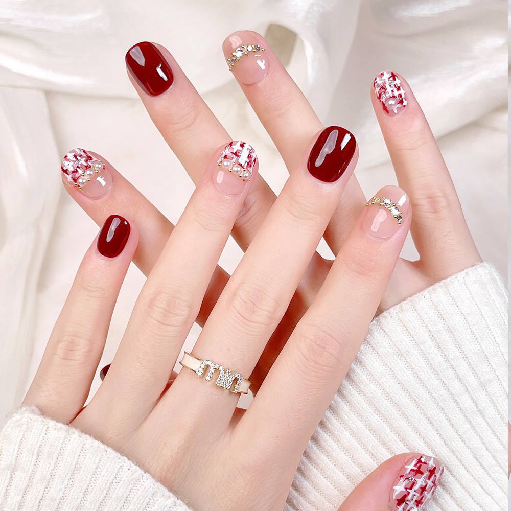 10 adet Kısa Kare Yuvarlak El  - Nail Art Quirky incelemesi ve fiyatı