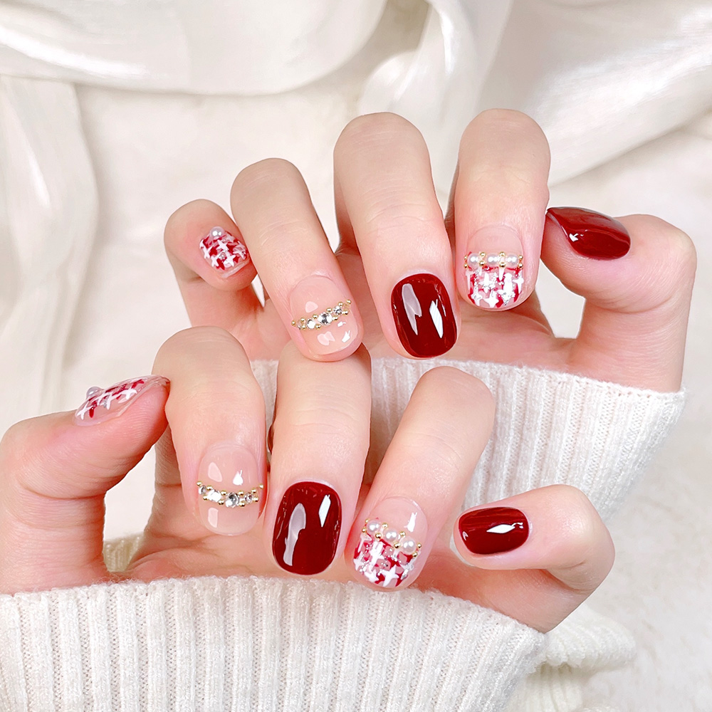 10 adet Kısa Kare Yuvarlak El  - Nail Art Quirky incelemesi ve fiyatı