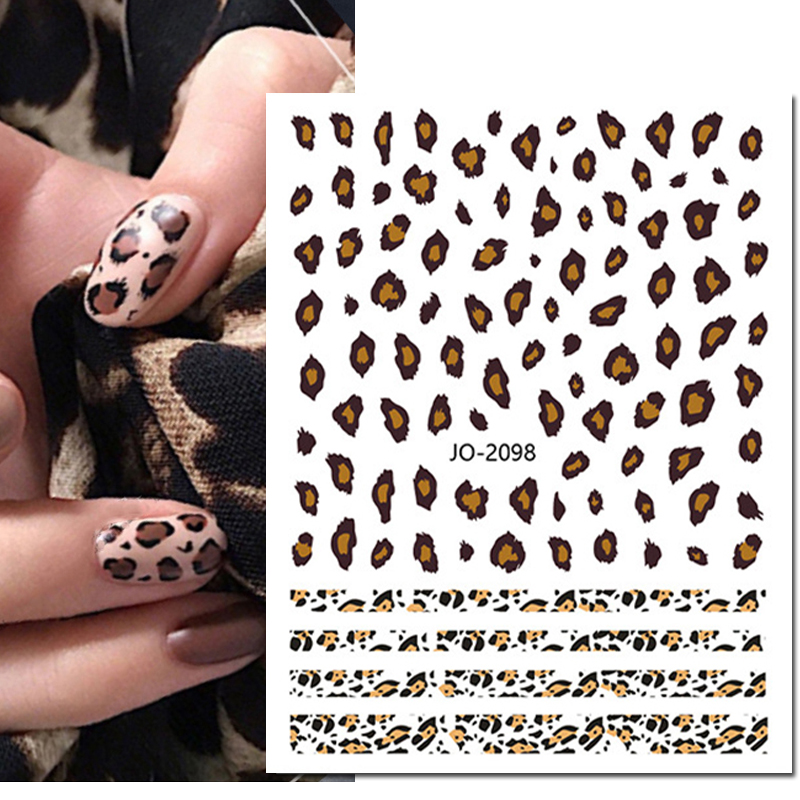 Nail Art 3d Çıkartmaları Pembe - Nail Art Leopard incelemesi ve fiyatı