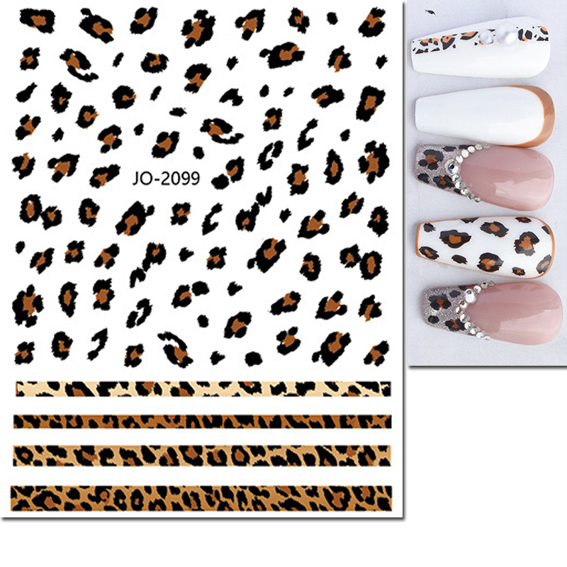 Nail Art 3d Çıkartmaları Pembe - Nail Art Leopard incelemesi ve fiyatı
