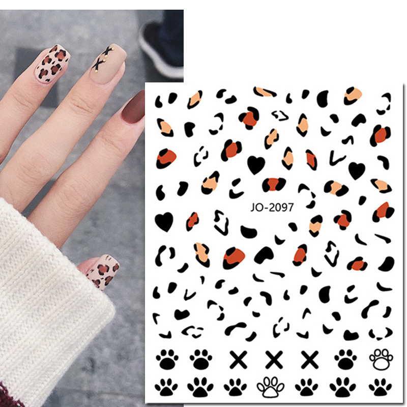 Nail Art 3d Çıkartmaları Pembe - Nail Art Leopard incelemesi ve fiyatı